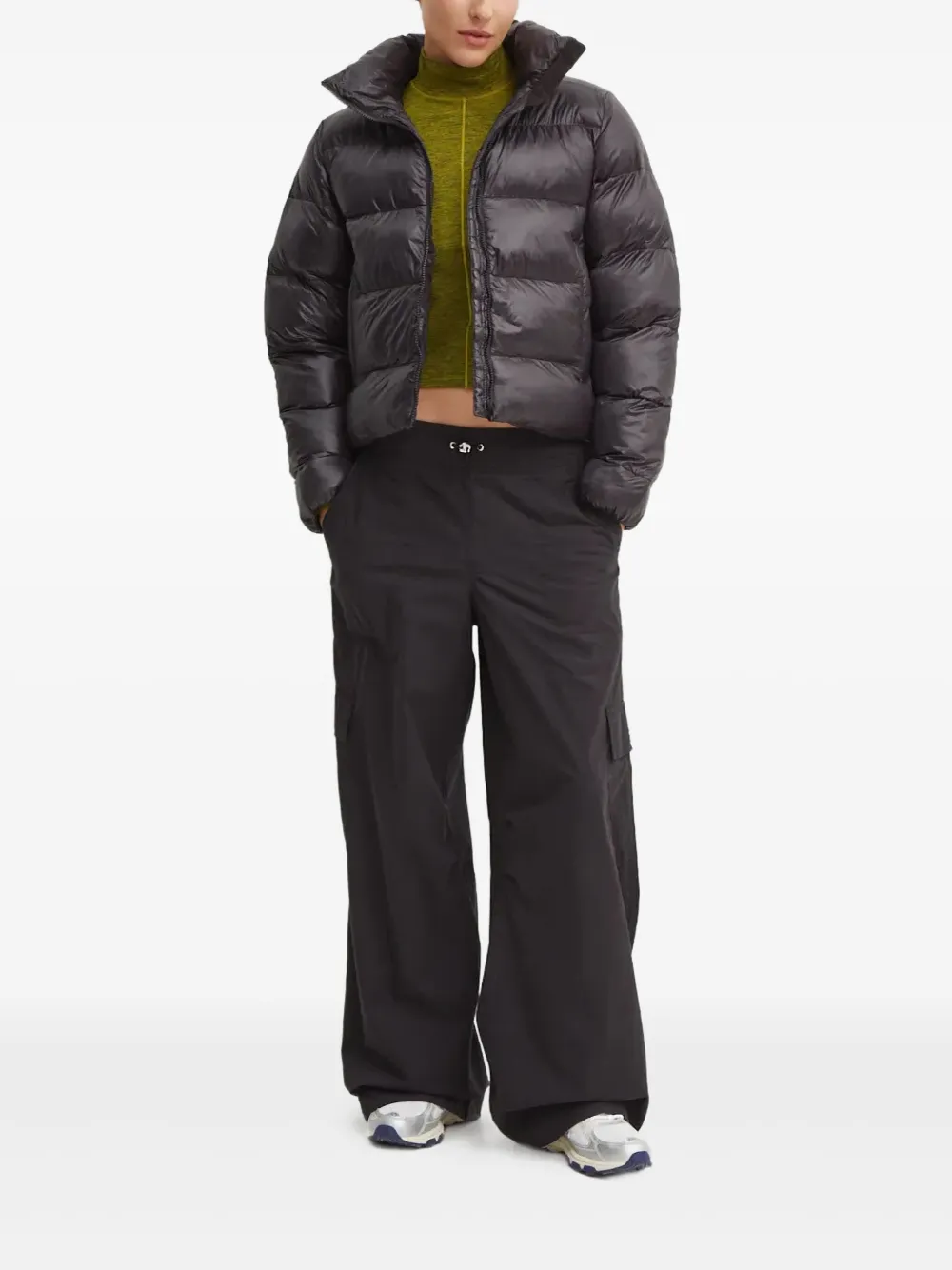 Helly Hansen Jade Zip Puffer Jacket In Black