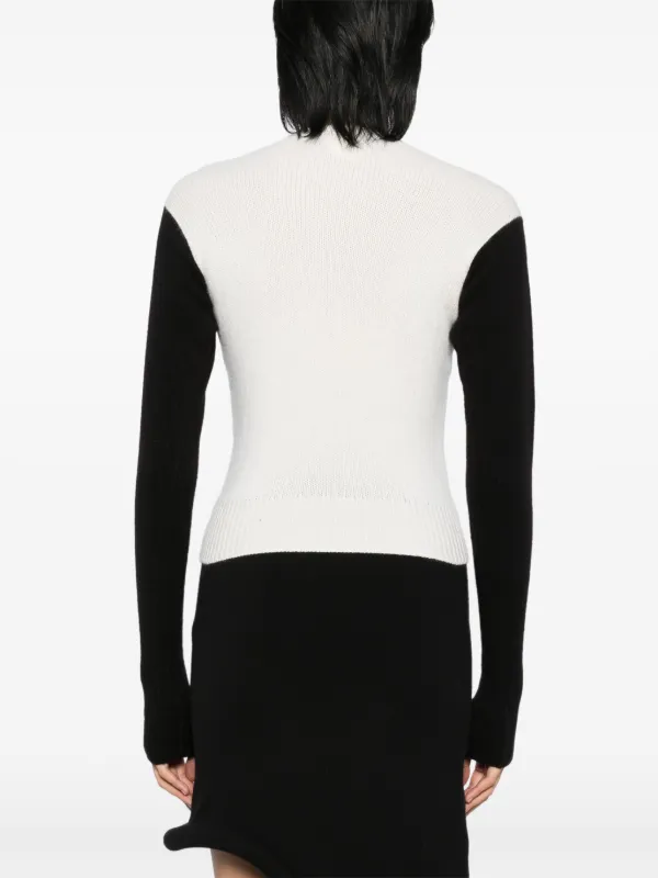 CHANEL Pre-Owned 1995 リボン ニットトップ | ホワイト | FARFETCH JP