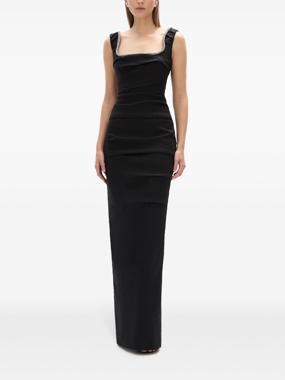 Shop Rachel Gilbert Onyx Gown In Schwarz