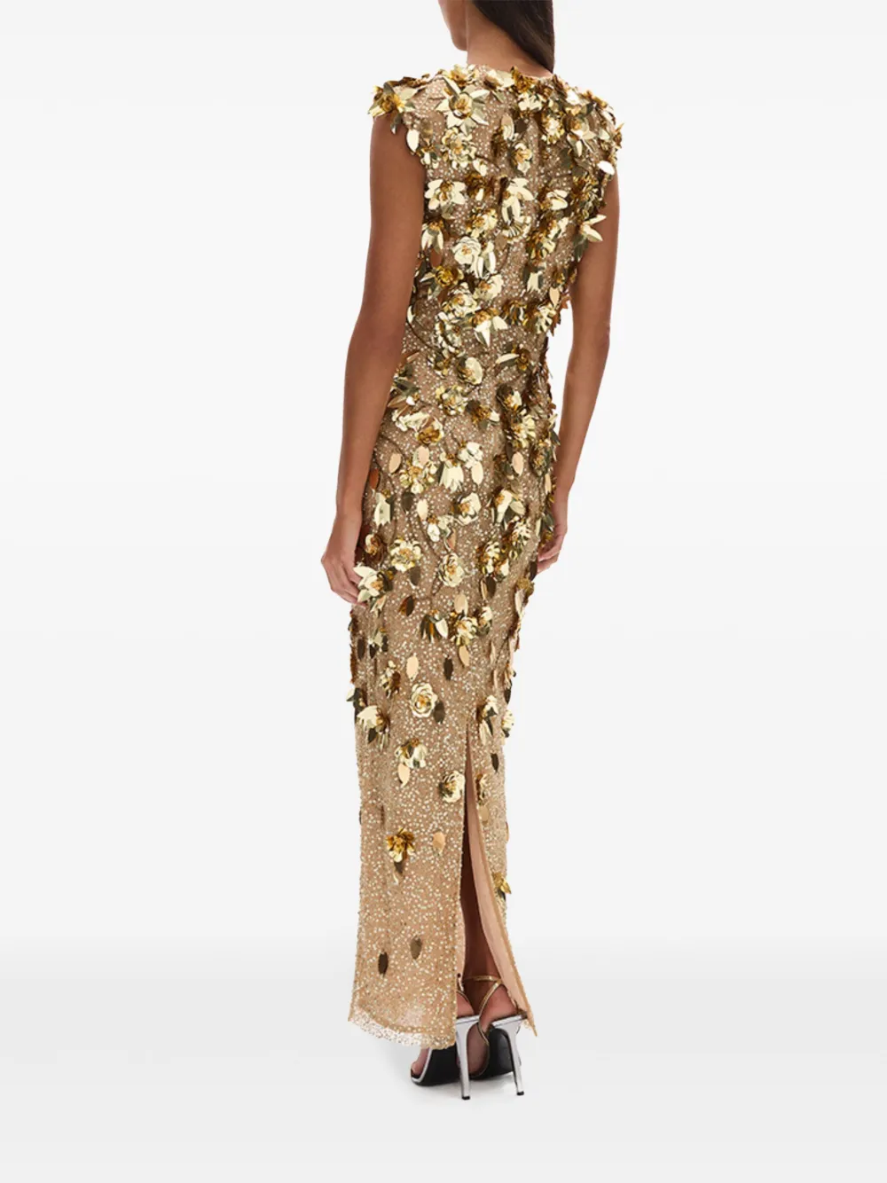 Rachel Gilbert Hugo gown - Goud
