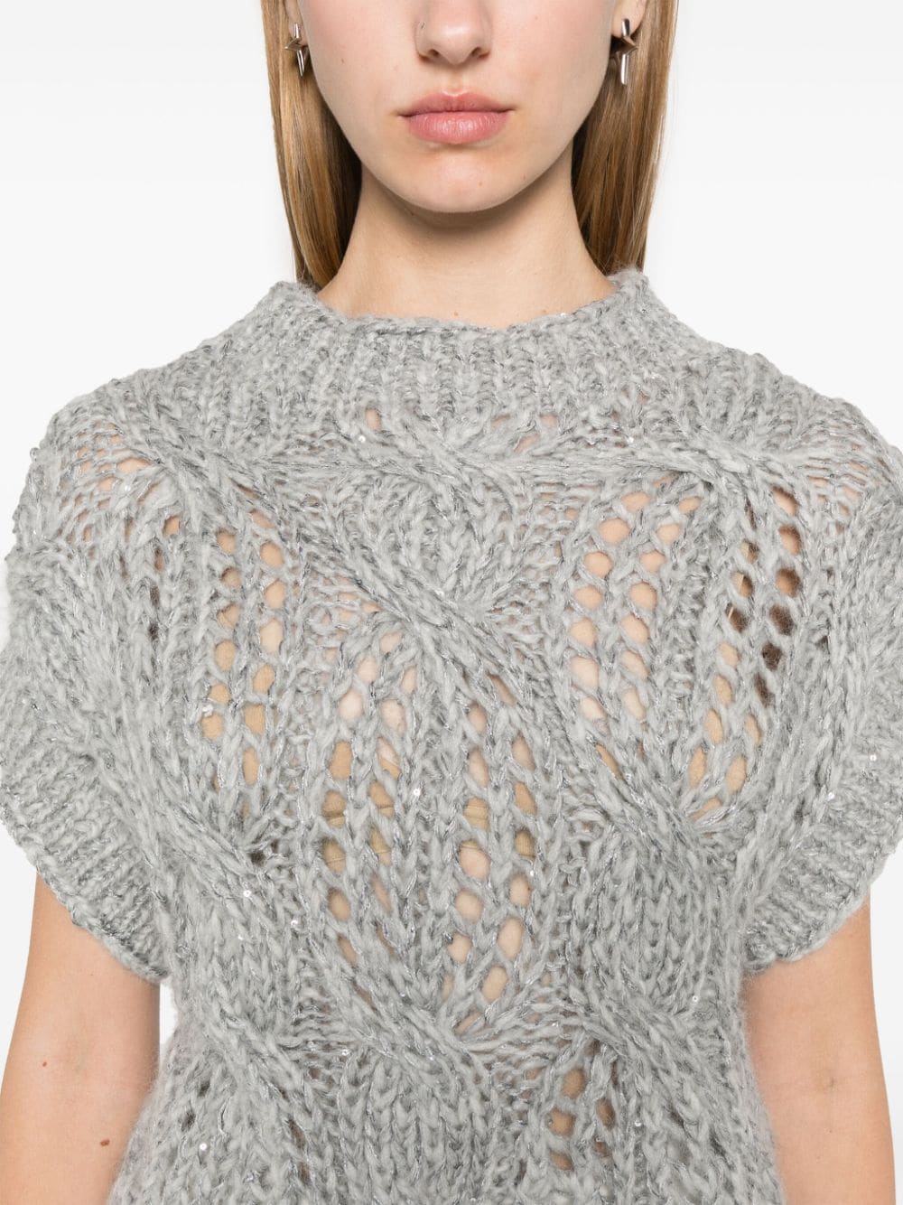 Shop Antonelli Polidoro Sweater In Grey