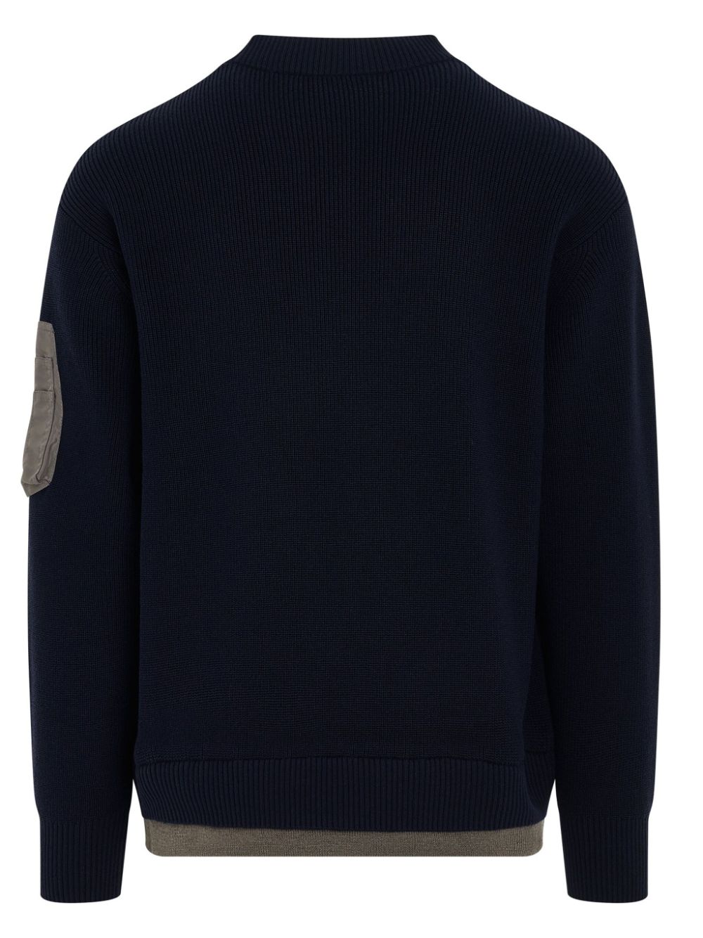 sacai zip-pocket jumper - Blauw