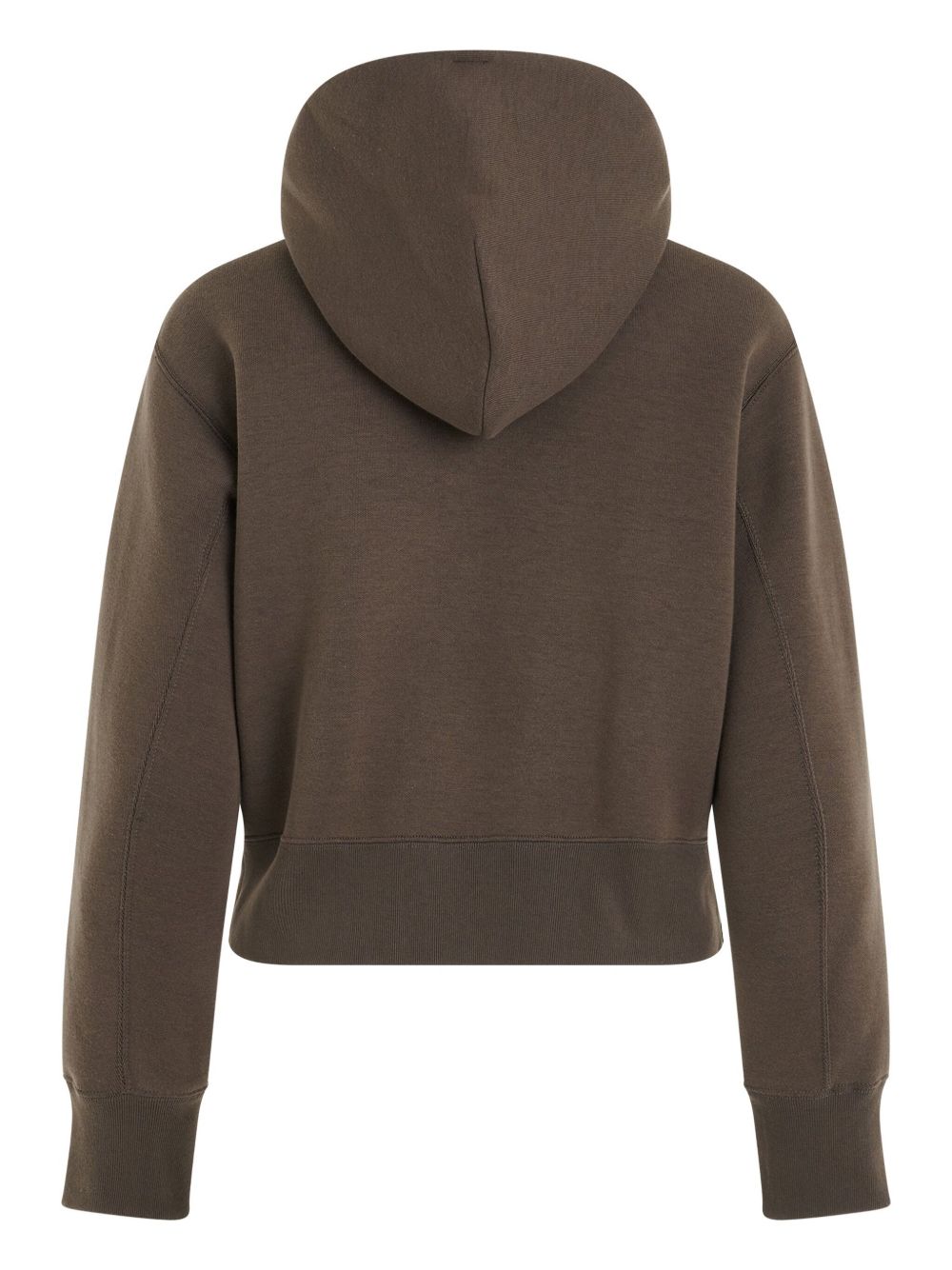 Sacai Hoodie met logo-applicatie - Bruin