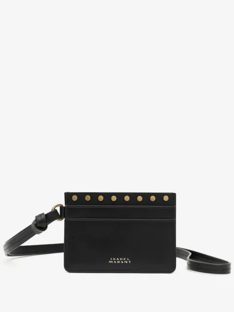 ISABEL MARANT Oskan leather card holder