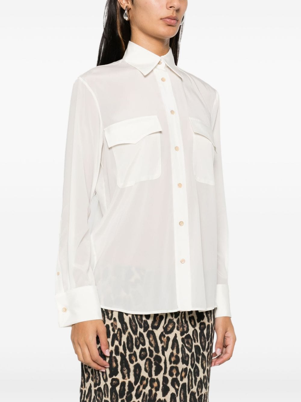 Shop Mazzarelli Michela Shirt In Weiss