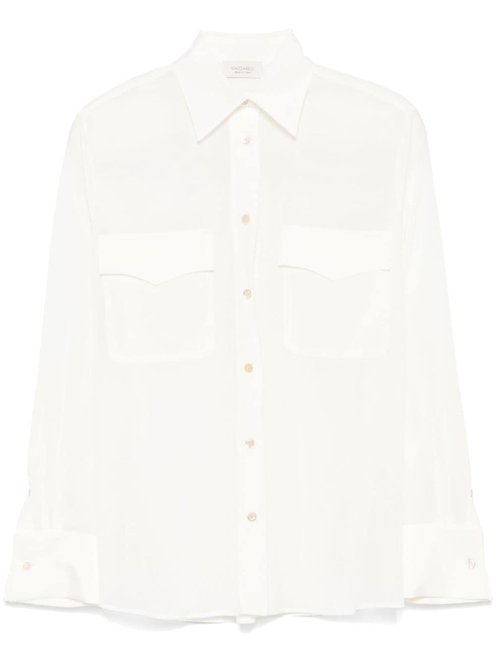 Shop Mazzarelli Michela Shirt In Weiss