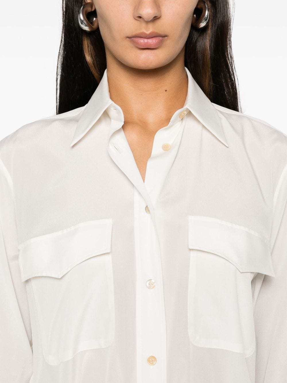 Shop Mazzarelli Michela Shirt In Weiss