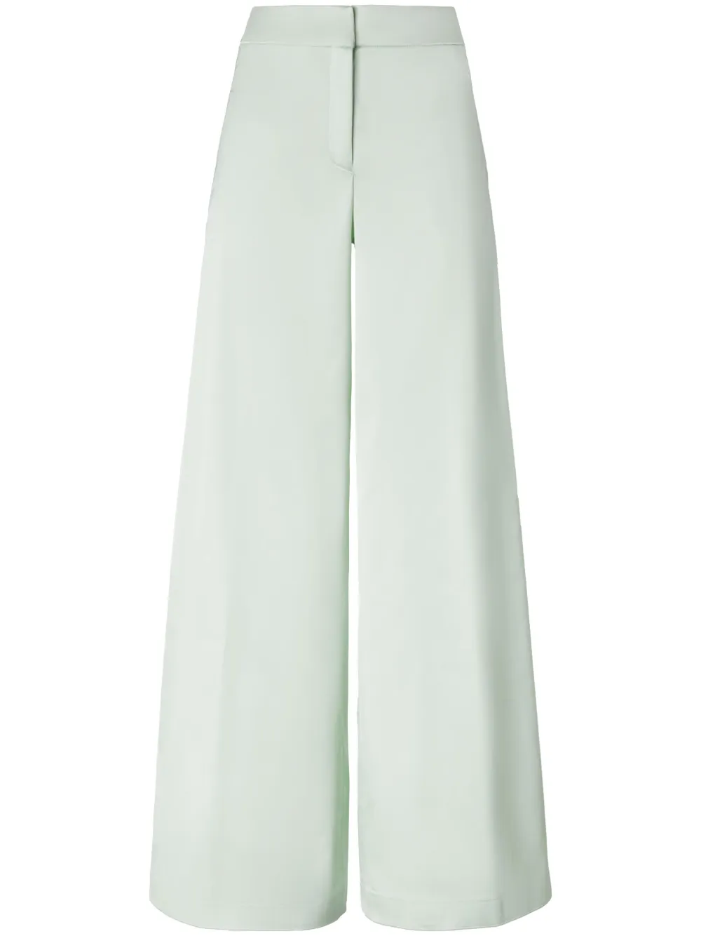 Genny Broek met wijde pijpen Groen