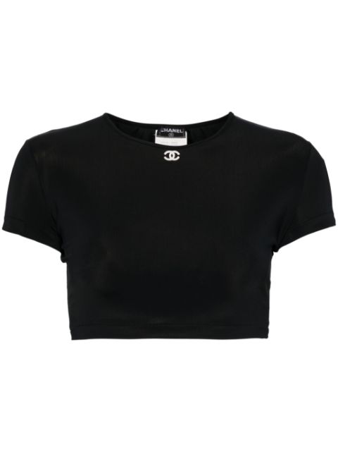 HOT SALE CHANEL 1995 CC T-shirt Women