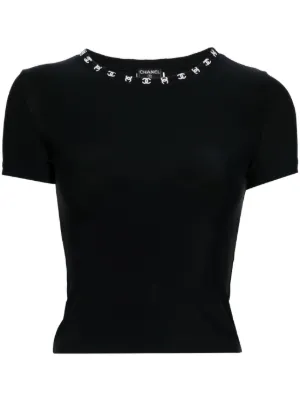 シャネルTシャツ Pre-Owned CHANEL Tops | FARFETCH