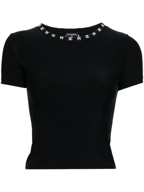 HOT SALE CHANEL 1997 CC T-shirt Women