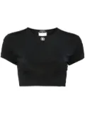 CHANEL Pre-Owned 1995s cropped T-shirt - Black