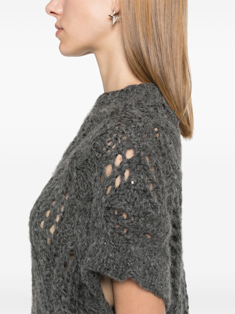 Shop Antonelli Polidoro Sweater In Grey