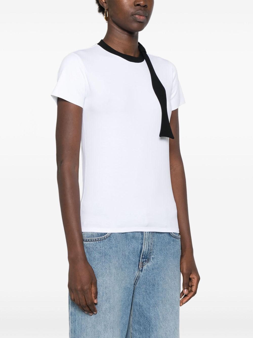 Shop Dorothee Schumacher Through The Night T-shirt In White