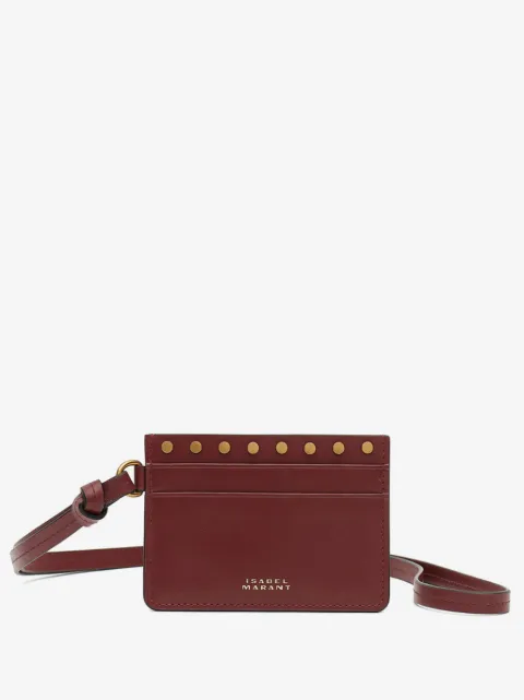 ISABEL MARANT Oskan leather card holder