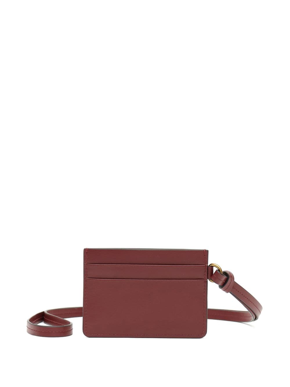 ISABEL MARANT stud-embellished cardholder - Rood