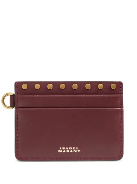 ISABEL MARANT porte-cartes à détails de clous