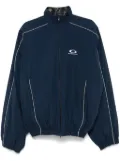 Balenciaga crinkled track jacket - Blue