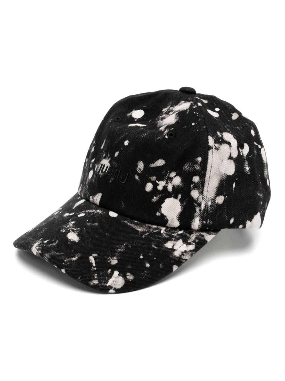 Shop Juunj Print-dyed Ball Cap In Black