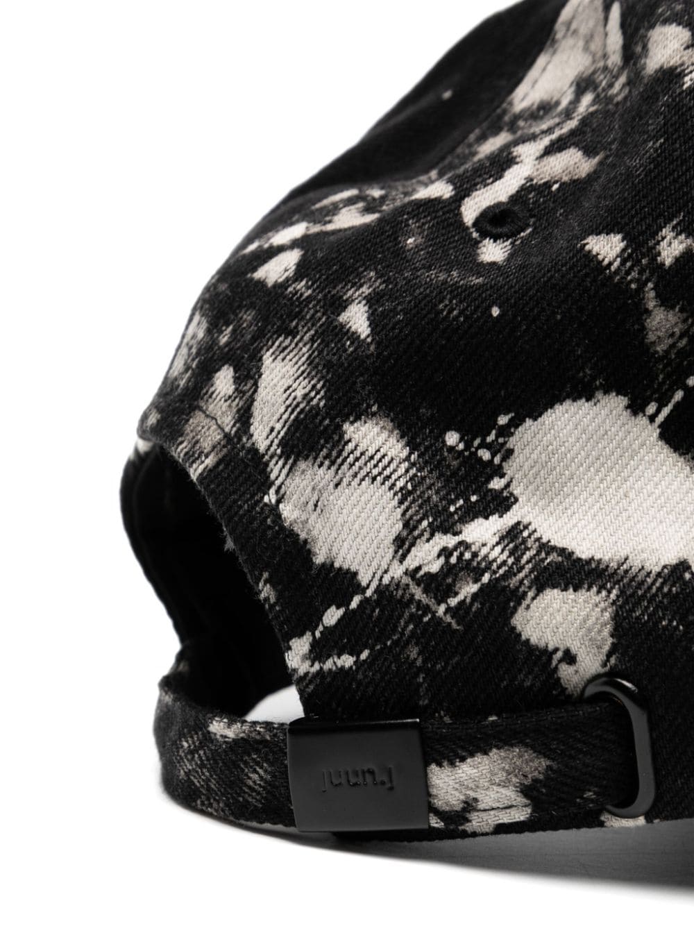 Shop Juunj Print-dyed Ball Cap In Black