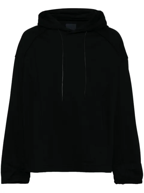 Juun.J logo embroidered hoodie