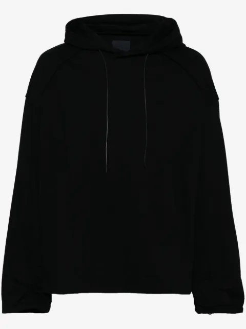 Juun.J logo embroidered hoodie