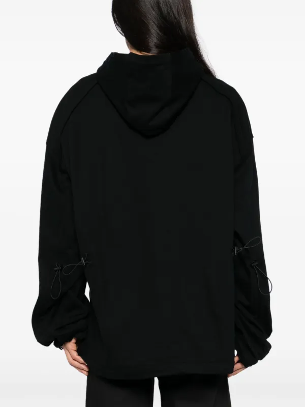 Juun.J ロゴ パーカー | ブラック | FARFETCH JP 