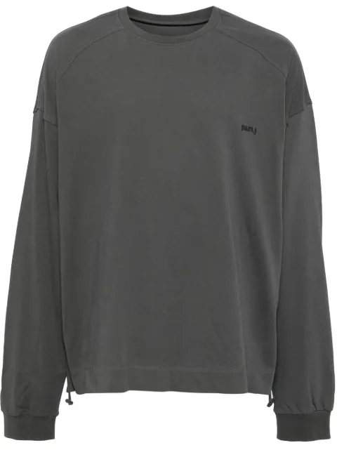 Juun.J logo embroidered sweatshirt