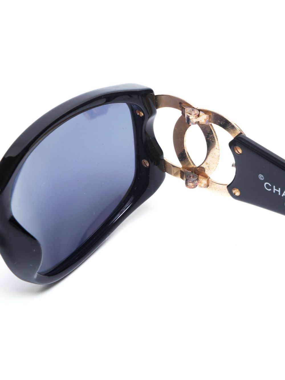 CHANEL 2000s CC logo sunglasses Women