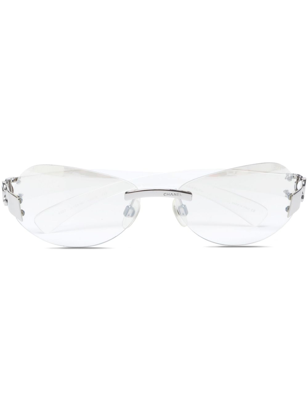 CHANEL 2000s rimless glasses Women