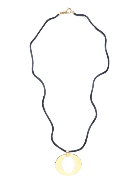 Christian Dior Pre-Owned circular pendant necklace