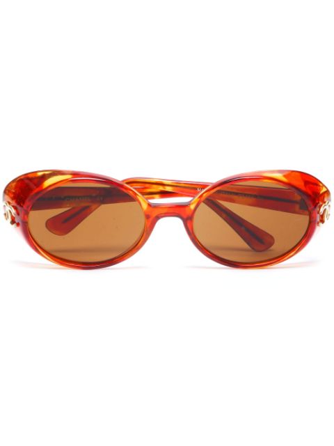 CHANEL 2000s tortoiseshell-effect sunglasses Women