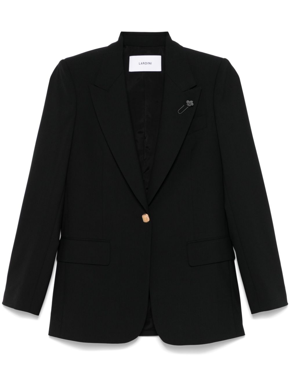 Shop Lardini Angeliu Blazer In Black