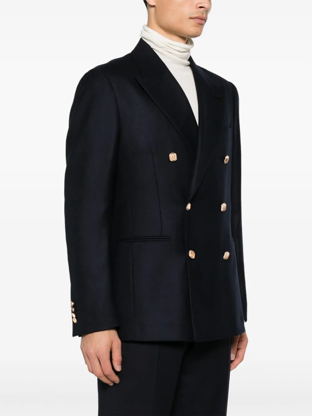 Lardini Blazer met dubbele rij knopen Blauw