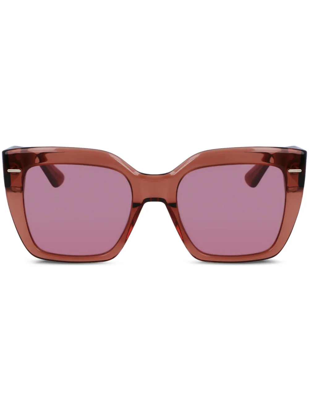 Calvin Klein square-frame sunglasses | Brown | Image 1
