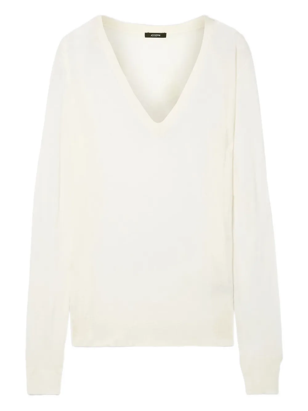 JOSEPH V-neck cashmere top | White | Image 1
