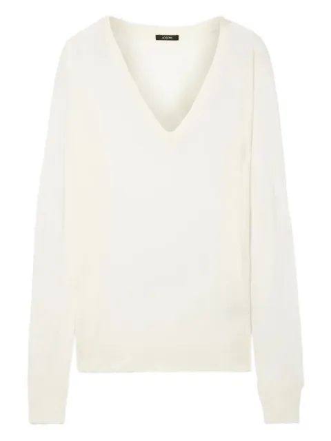 JOSEPH V-neck cashmere top