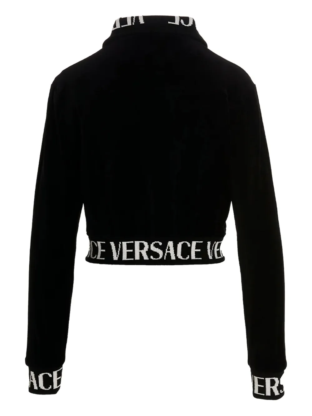 Versace logo-detail zip-up jacket | Sweaters | Image 2