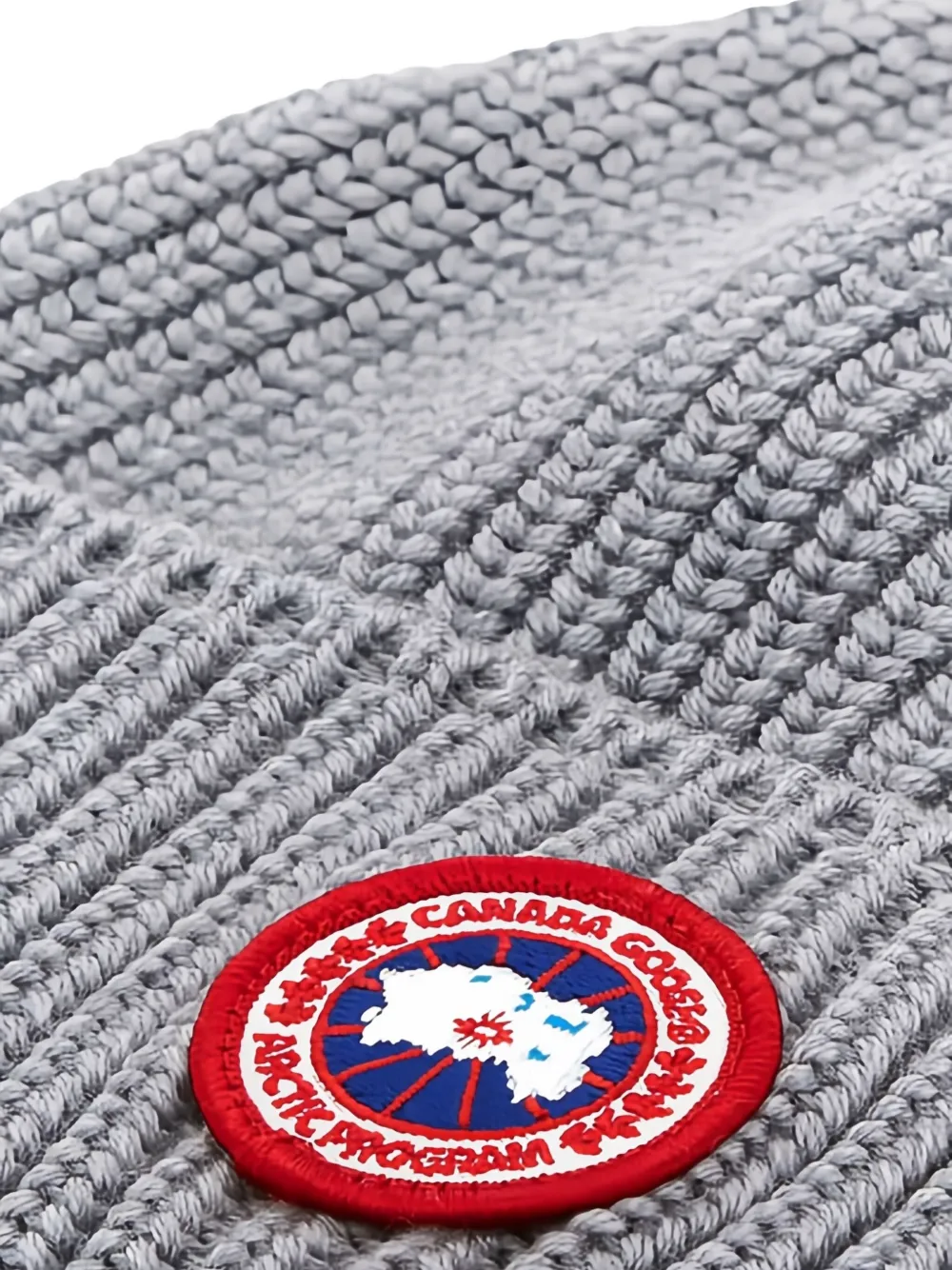 Canada Goose Wool Beanie Hat In Gray
