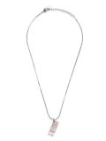 Christian Dior Pre-Owned Trotter-pendant necklace - Silver