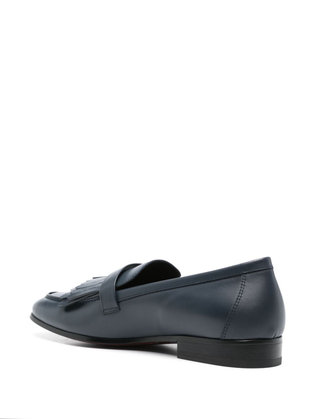 Billionaire fringe-detailing loafers Blue