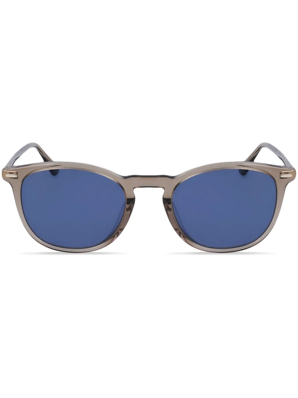 Calvin Klein round frame sunglasses | Grey | Image 1