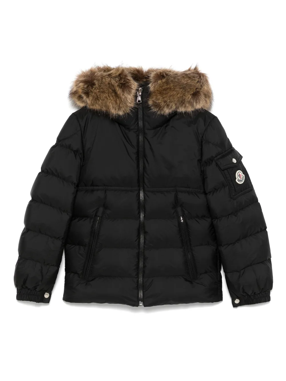 Moncler Enfant chamarra New Byron | negro | Image 1