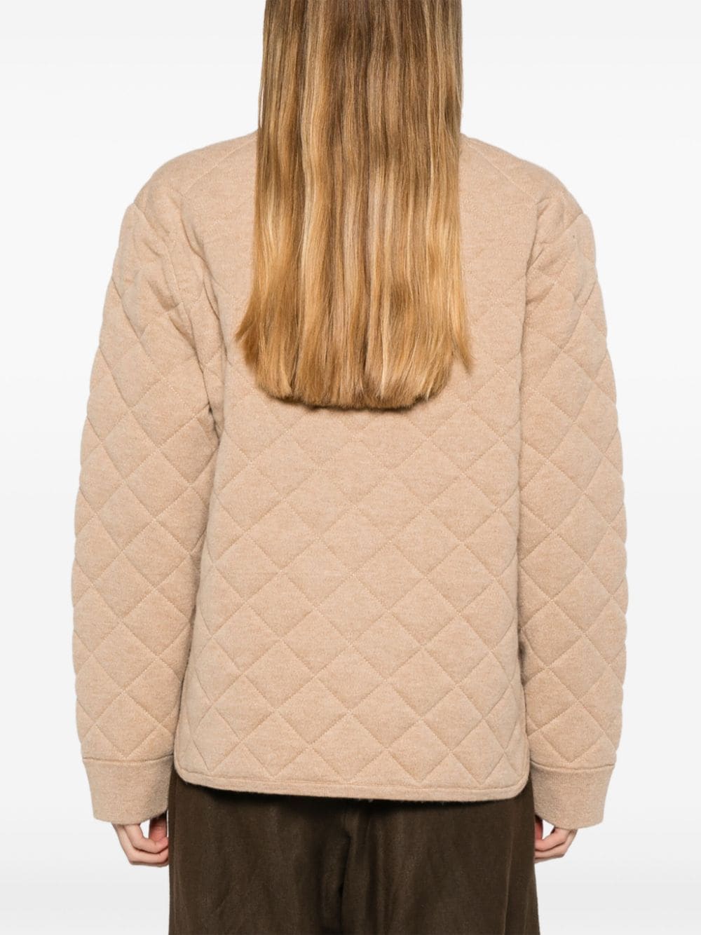 Shop Guest In Residence Quilted Jacket In Nude