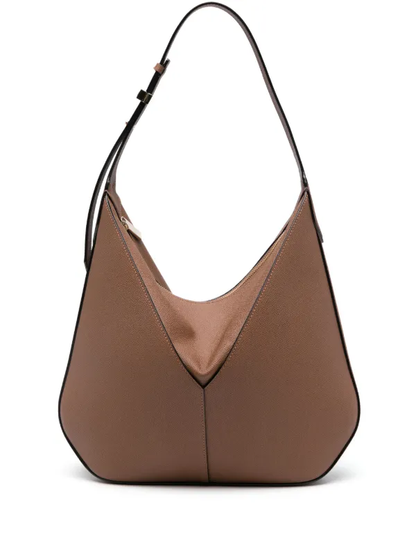 【VALEXTRA】Vivi ショルダーバッグ Women's Black Leather Luxury hobo mini bag | Valextra Vivi
