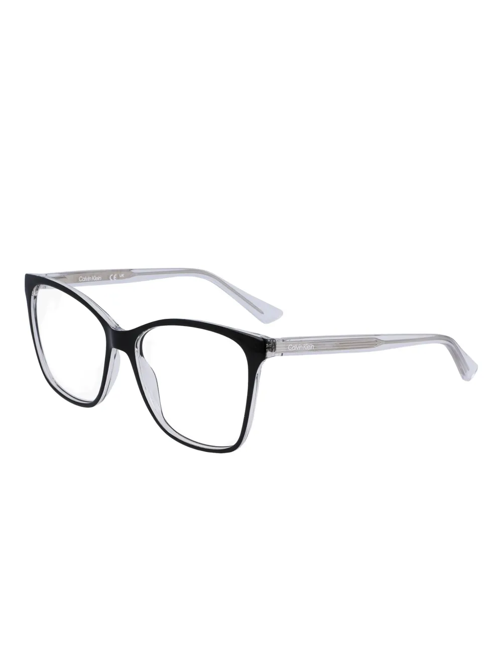 Calvin Klein Bril met vierkant montuur Zwart