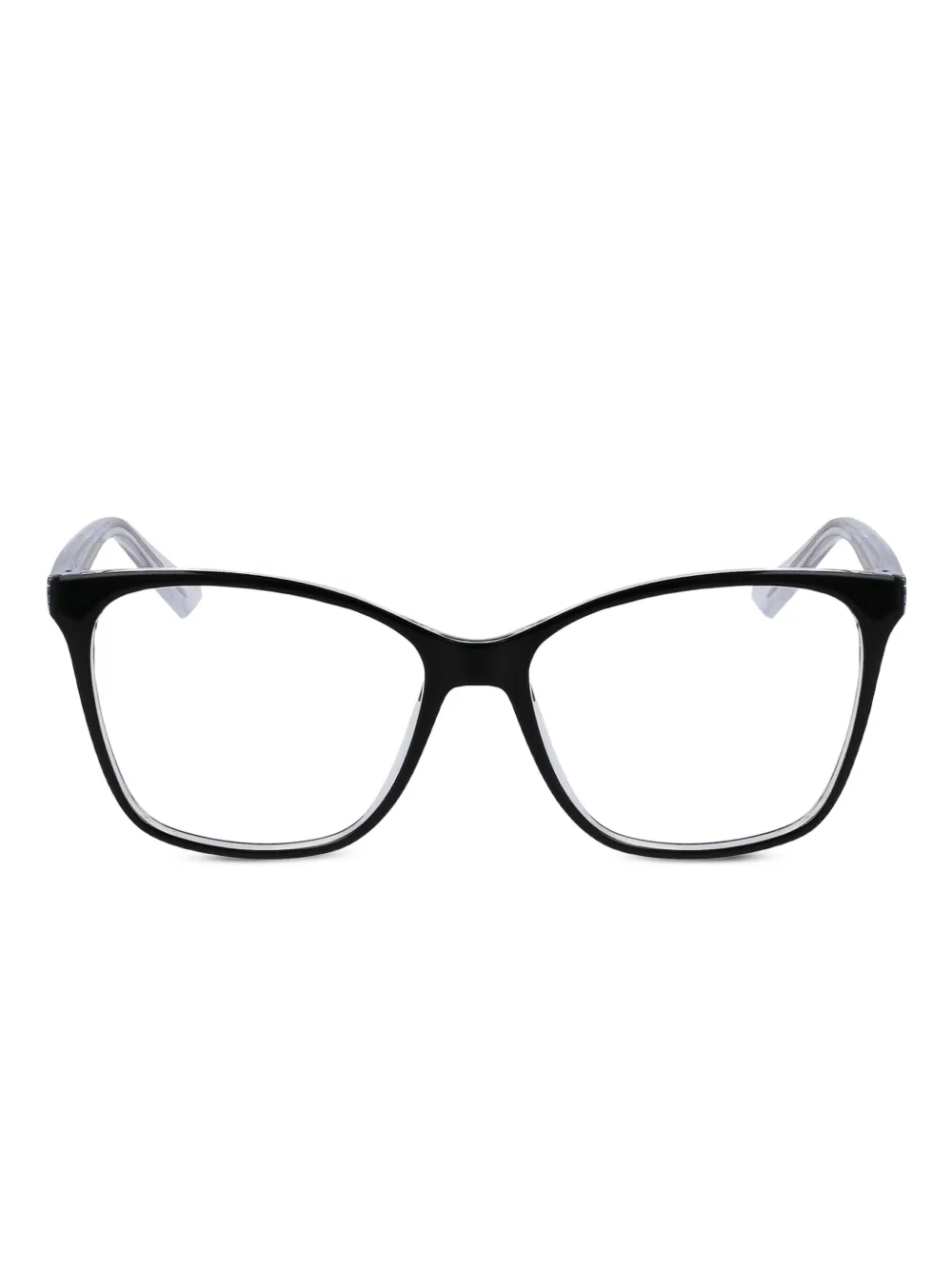 Calvin Klein square-frame glasses | Black | Image 1