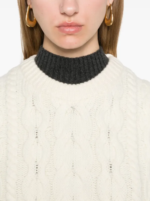 Theory cable-knit Vest | White | FARFETCH