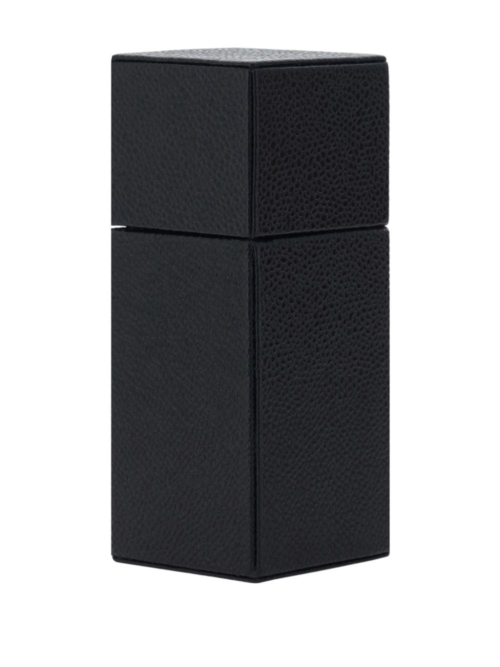 Thom Browne leather perfume case - Zwart