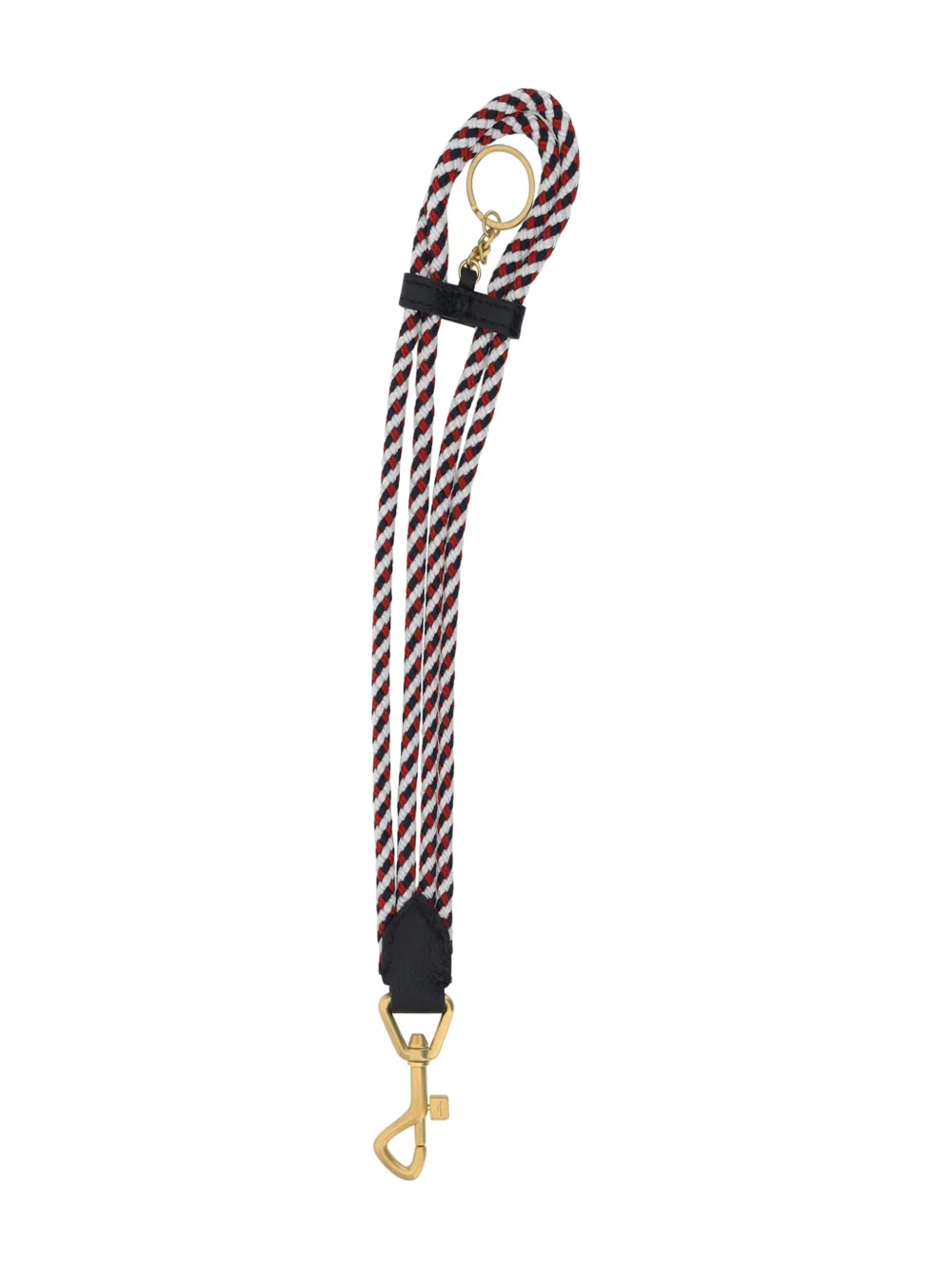 Thom Browne Geweven sleutelhanger - Blauw